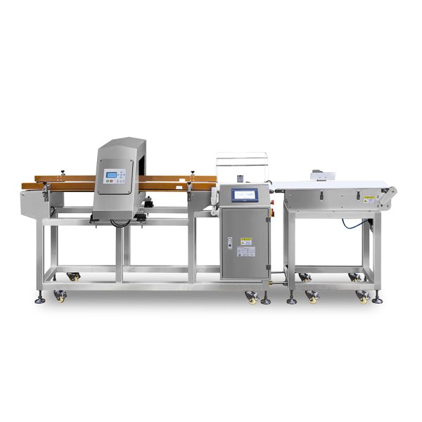 combi metal detector and checkweigher font image