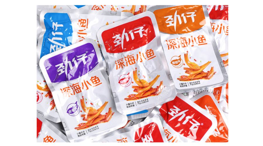 深海小鱼零食混合包装 伏特曼视觉识别示例