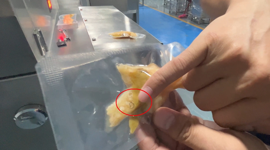 鸡爪钢丝异物_肉禽加工金属异物_鸡爪食品安全检测